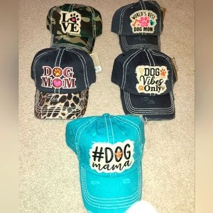 DOG MOM Hats/Ball Caps
